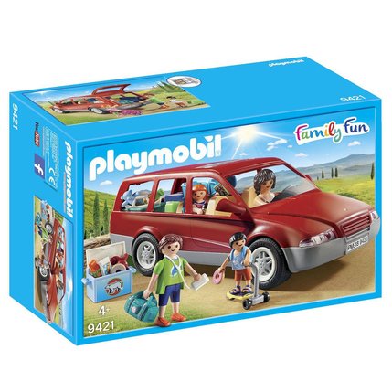 Playmobil La Villa de vacances – Famille et voiture – 9421 – LES